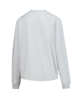 Women's&nbsp;Gray LA28 Summer Olympics Boxy Long Sleeve T-Shirt