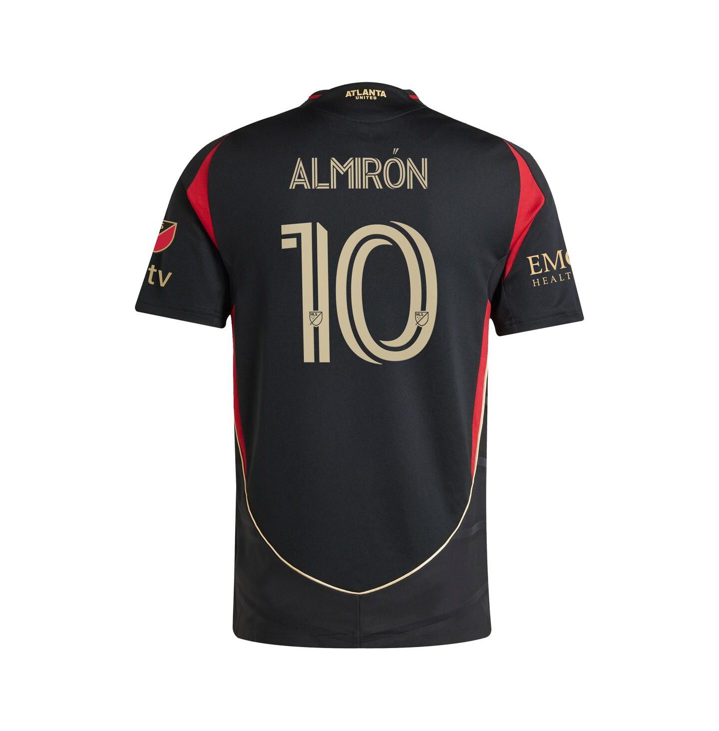 Мужской топ adidas Miguel Almiron Black Atlanta United FC 2025 The Connector Authentic Player Jersey — фото 3