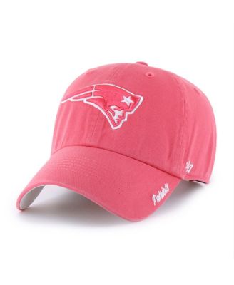 '47 Brand - Women's Red New England Patriots Luminance Cheer Clean Up Adjustable Hat