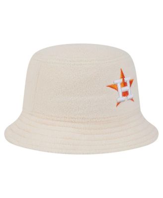 Women's White Houston Astros Chrome Cozy Bucket Hat