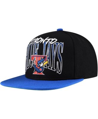 Mitchell & Ness - Men's Black Toronto Blue Jays Rise Up Snapback Hat