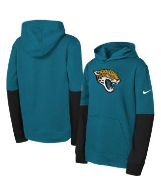 Nike - Big Boys and Girls Teal Jacksonville Jaguars Club Pullover Hoodie