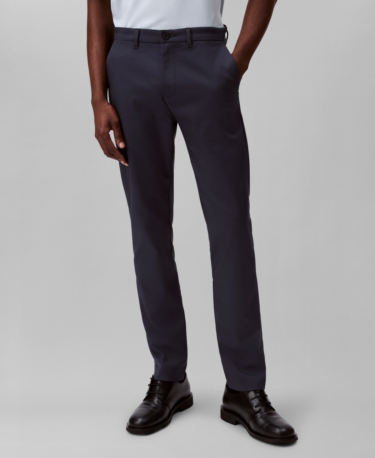 Calvin Klein Men's Slim-fit Modern Stretch Chino Pants In Blue
