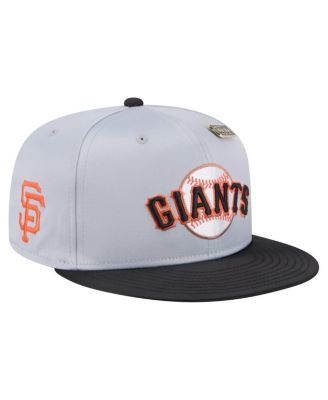 New Era - Men's Gray/Black San Francisco Giants Satin 59FIFTY Fitted Hat