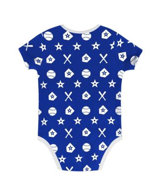 Baby Boys and Girls 2-Piece Blue Los Angeles Dodgers On Deck Diaper Cover Set