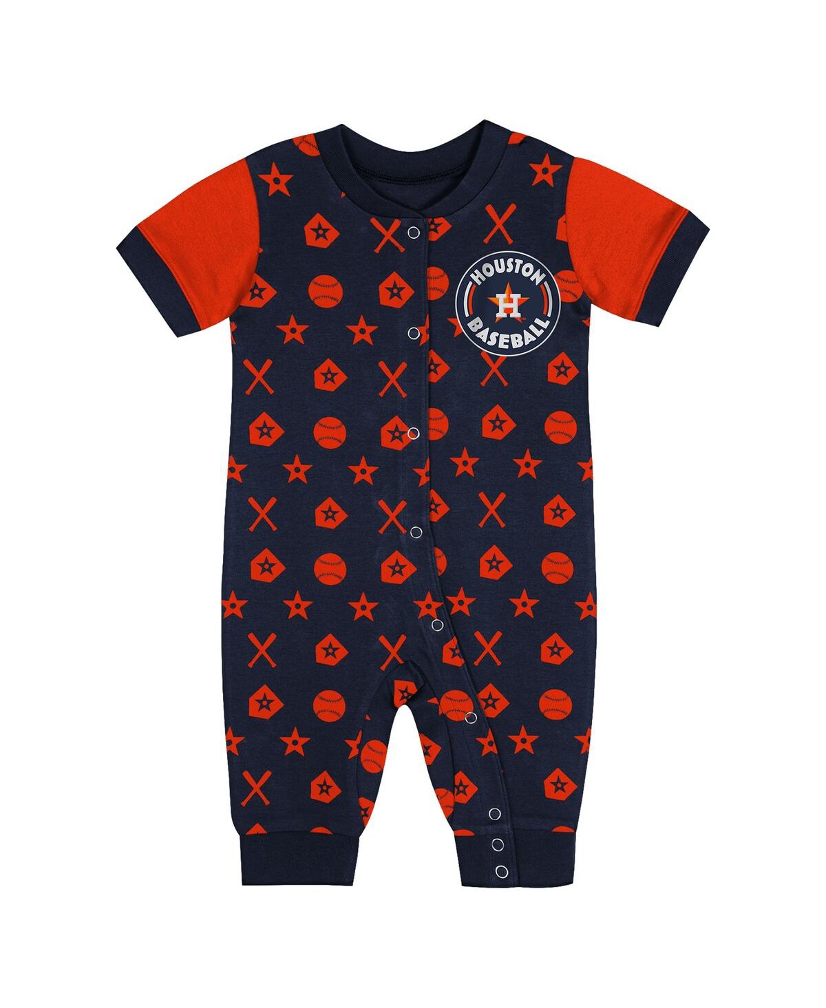 Outerstuff Newborn Black Baltimore Orioles Hard 90 Coveralls Shorts