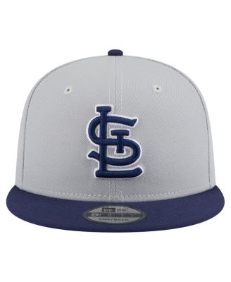 Men's Gray/Navy St. Louis Cardinals 2-Tone Color Pack 9FIFTY Snapback Hat
