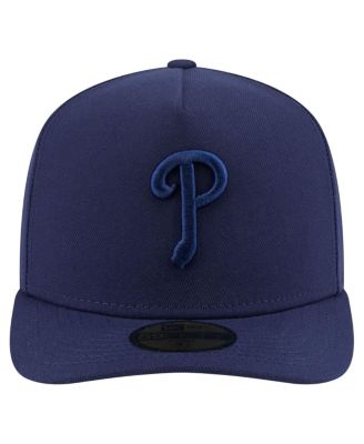 Men's Navy Philadelphia Phillies Color Pack A-Frame 59FIFTY Fitted Hat