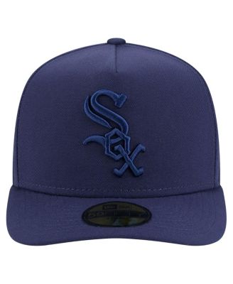 Men's Navy Chicago White Sox Color Pack A-Frame 59FIFTY Fitted Hat
