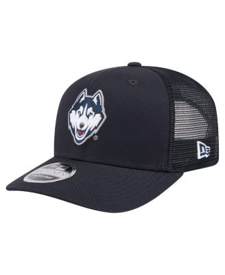 Men's Navy UConn Huskies Primary 9SEVENTY Trucker Stretch-Snap Hat