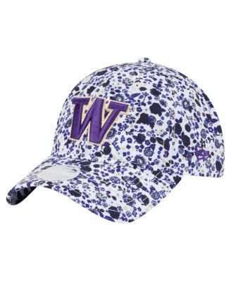 New Era - Women's White Washington Huskies Blooming 9TWENTY Adjustable Hat