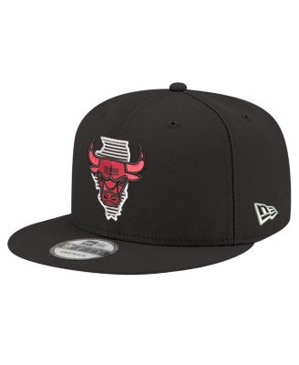 New Era - Men's Black Chicago Bulls State Pride 9FIFTY Snapback Hat