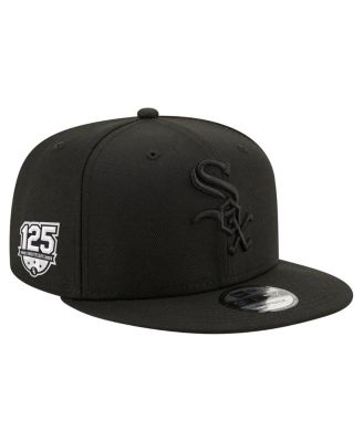 New Era - Men's Black Chicago White Sox 125th Anniversary 9FIFTY Snapback Hat