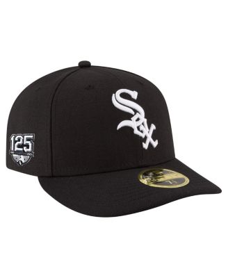 New Era - Men's Black Chicago White Sox 125th Anniversary Low 59FIFTY Fitted Hat