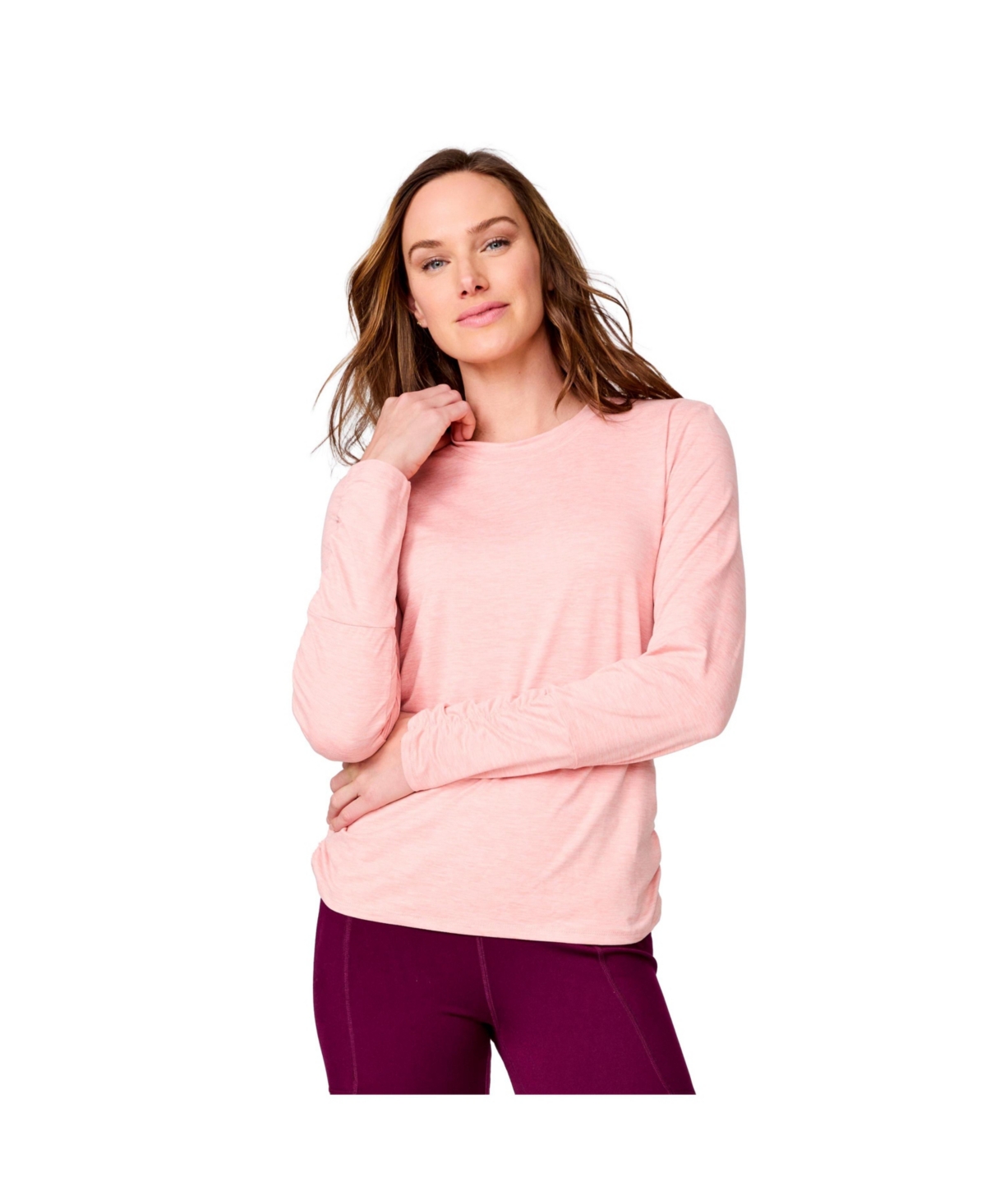 Women's Cloud Knit Crew Neck Top - Wisteria