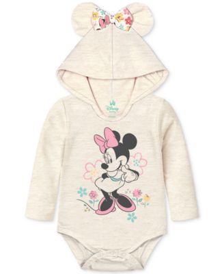 Baby Girls 3-Pc. Minnie Mouse Bodysuits & Joggers Set