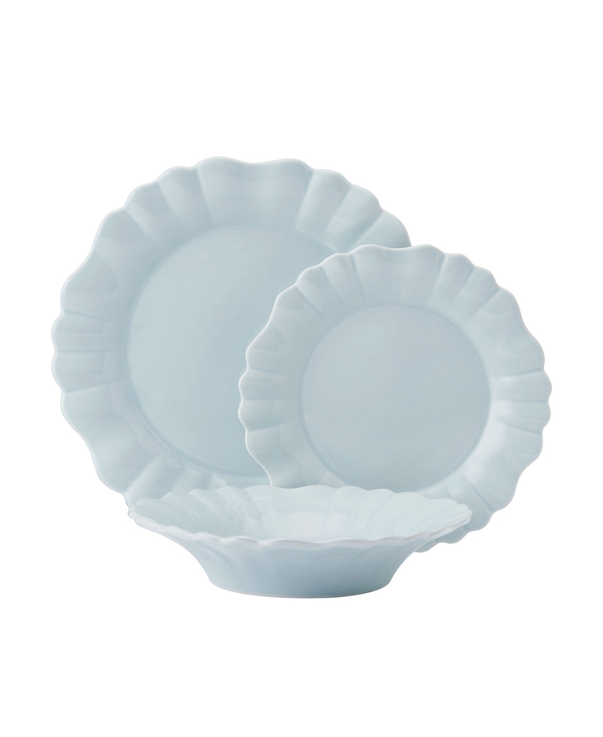 Pfaltzgraff Graceful Petals 12-Pc. Dinnerware Set, Service for 4