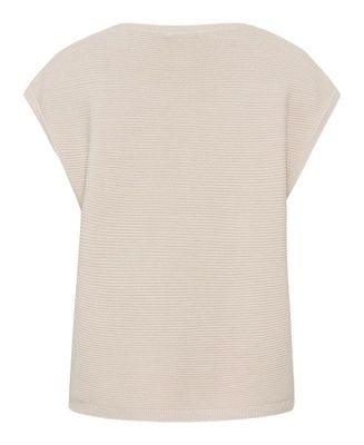 Women's Sleeveless Rib Knit Pullover
