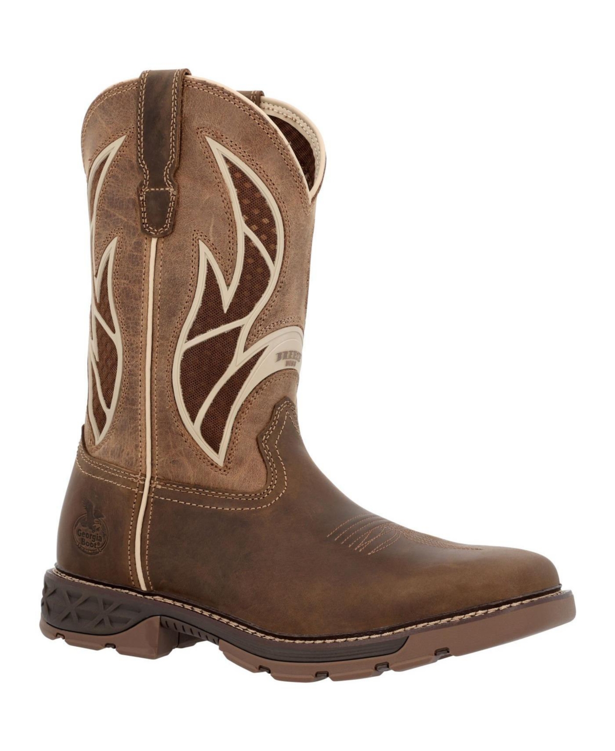 Georgia Boot Men's Carbo-Tec Flx Alloy Toe Pull-on with InsulKul Work Boot