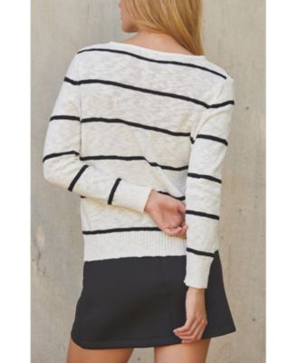 Women's Sherri Striped Knit Top