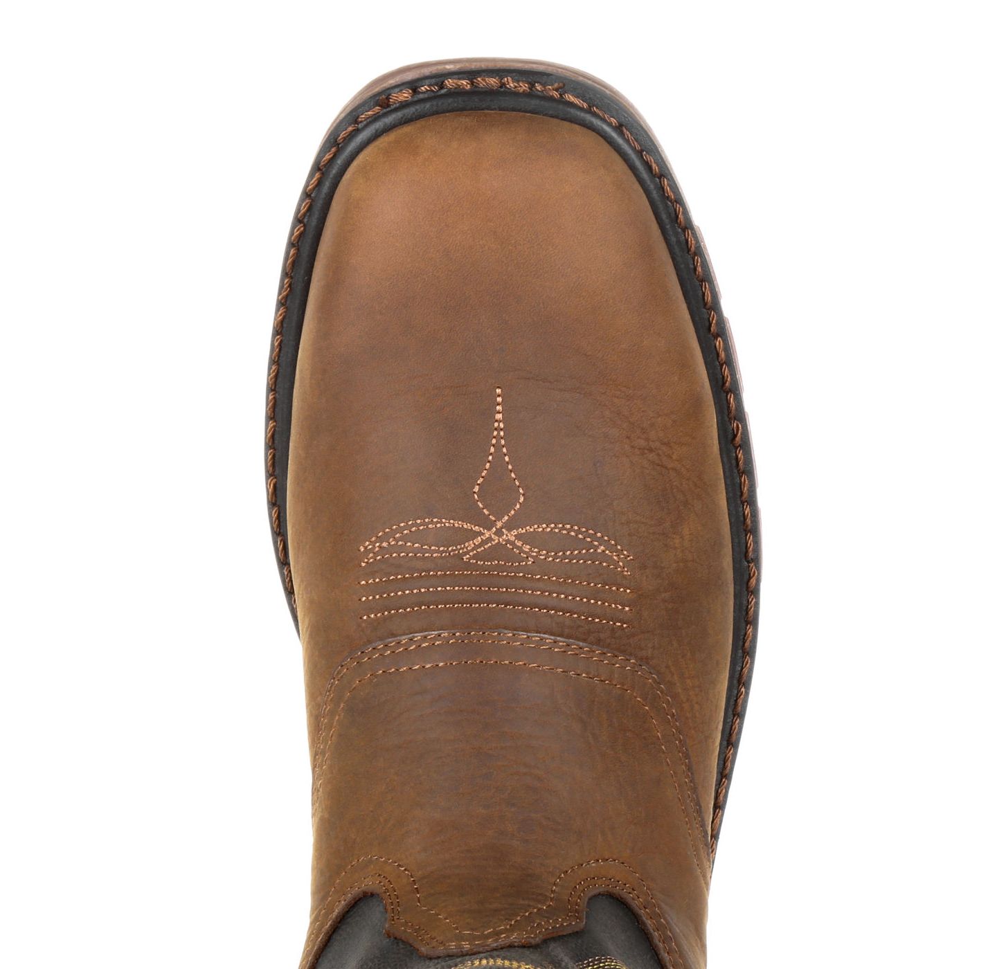 Мужские ботинки GEORGIA BOOT Carbo-Tec LT Waterproof Pull-on Work, цвет: Чёрный / Коричневый — фото 6