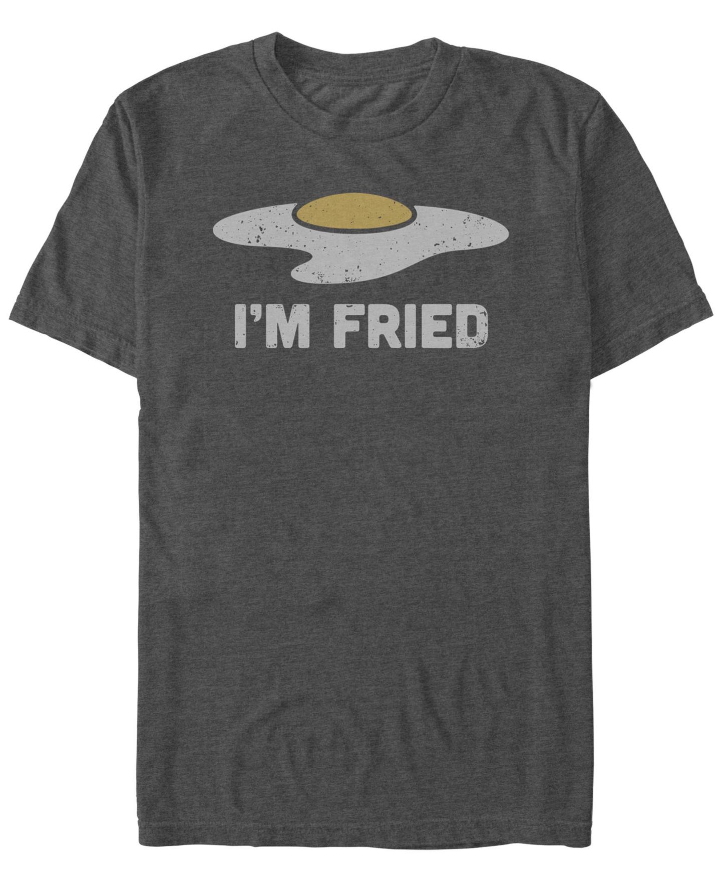 Мужская футболка Fifth Sun Fried Short Sleeve, цвет: Угольный меланжевый — фото 1