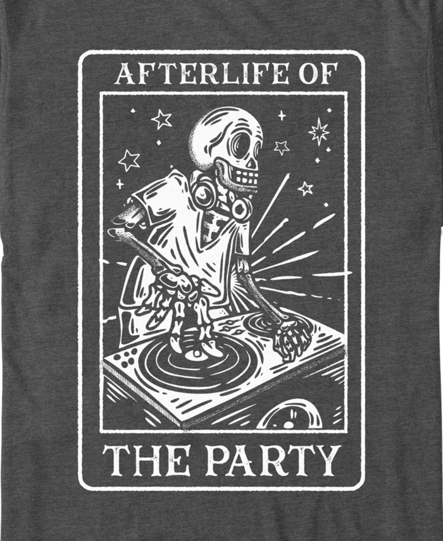 Мужская футболка Fifth Sun DJ Bones Short Sleeve, цвет: Угольный меланжевый — фото 3