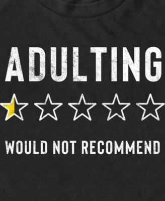 Men's Adulting Ratings Short Sleeve T-Shirt