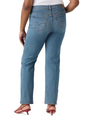 Plus Size 314 Shaping Straight-Leg Jeans