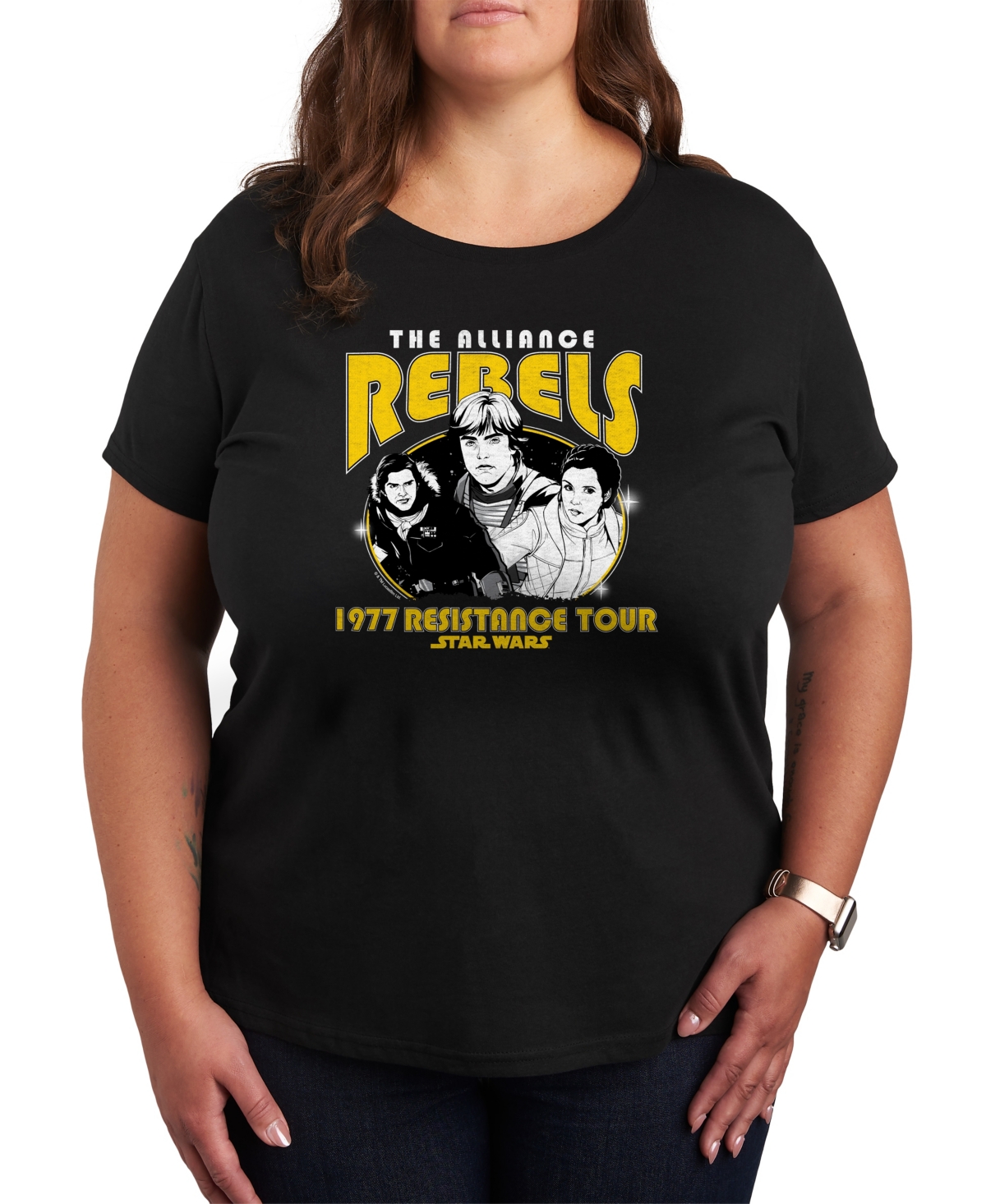 Hybrid Apparel Plus Size Star Wars Rebels Graphic T-shirt