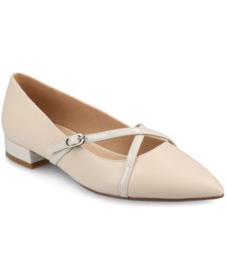 Women's Camby Crisscross Strap Pointed Toe Flats