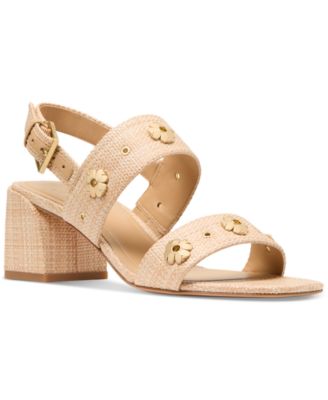 【Kate Spade】★サンダル★ Spade Flower Block Heel Sandal kate spade new york Women's Spade Flower Studded Block Heel
