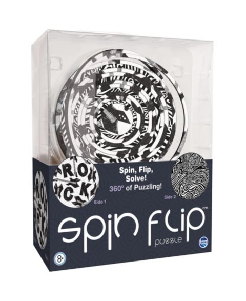 Детские игрушки Spinflip Double-Sided 14-Concentric Ring Puzzle, Ages 8+