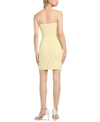 Women's Isabella Pointelle Lace-Up Mini Dress