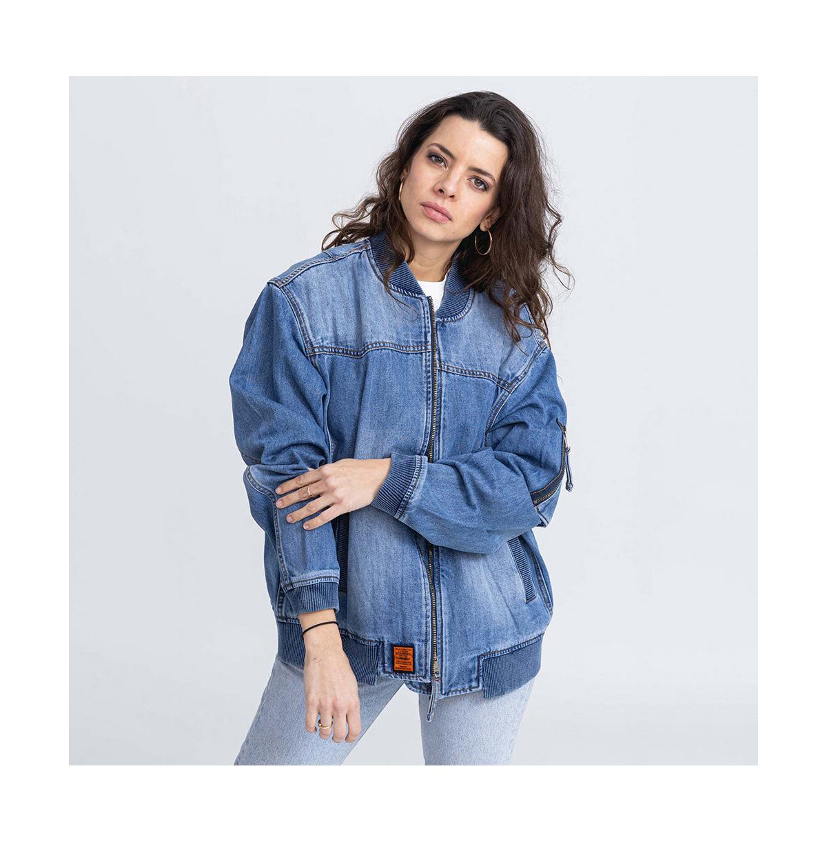 Women's Celeste Jacket - Blue - Blue denim