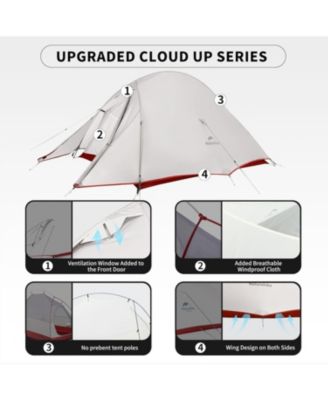 2 Person Tent Lightweight Backpacking Tent with Footprint - Free Standing Ultralight Camping Hiking Backpack Tents