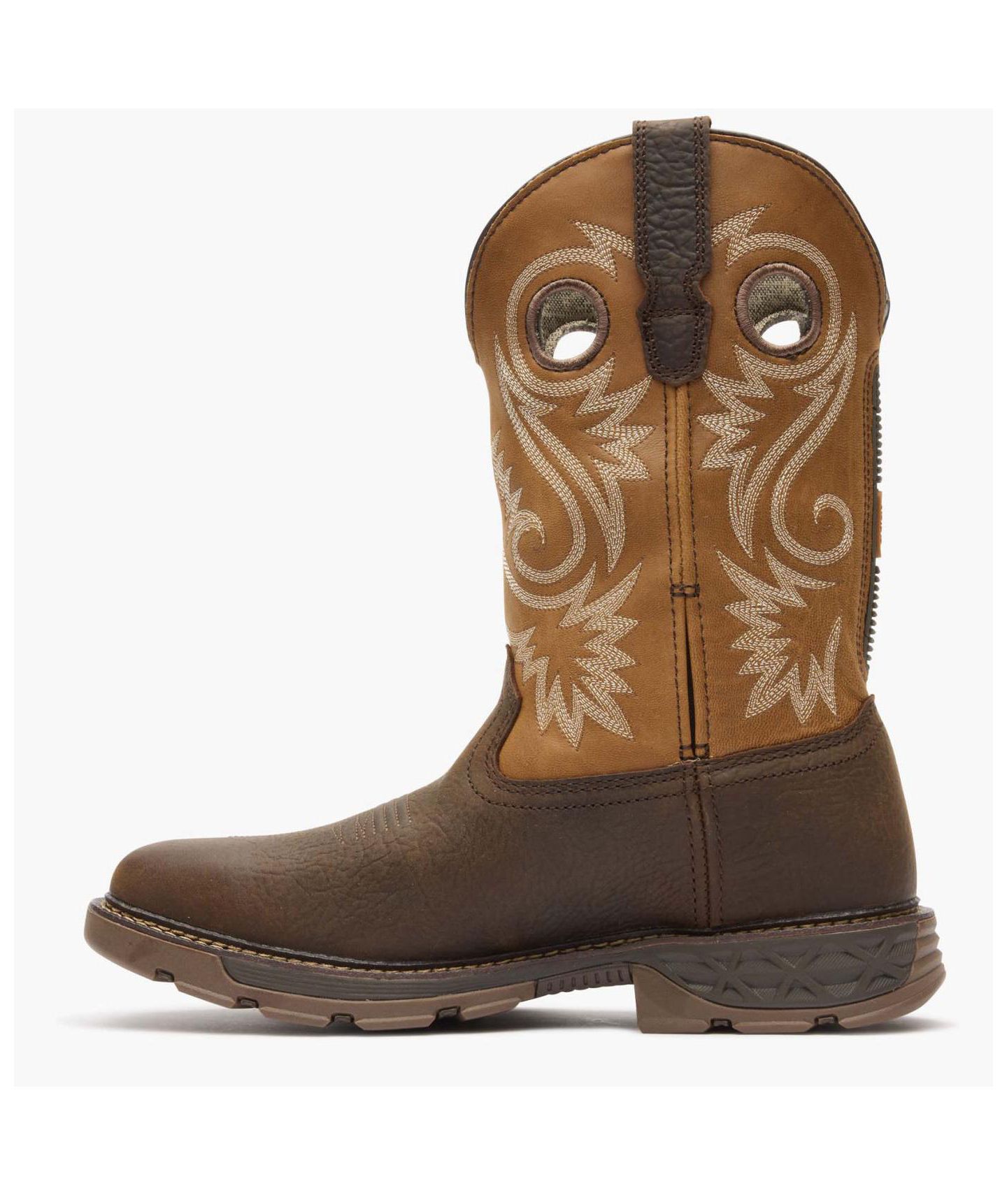 Мужские ботинки GEORGIA BOOT Carbo-Tec FLX 11" Waterproof Pull On Work, цвет: Коричневый / Оранжевый — фото 5