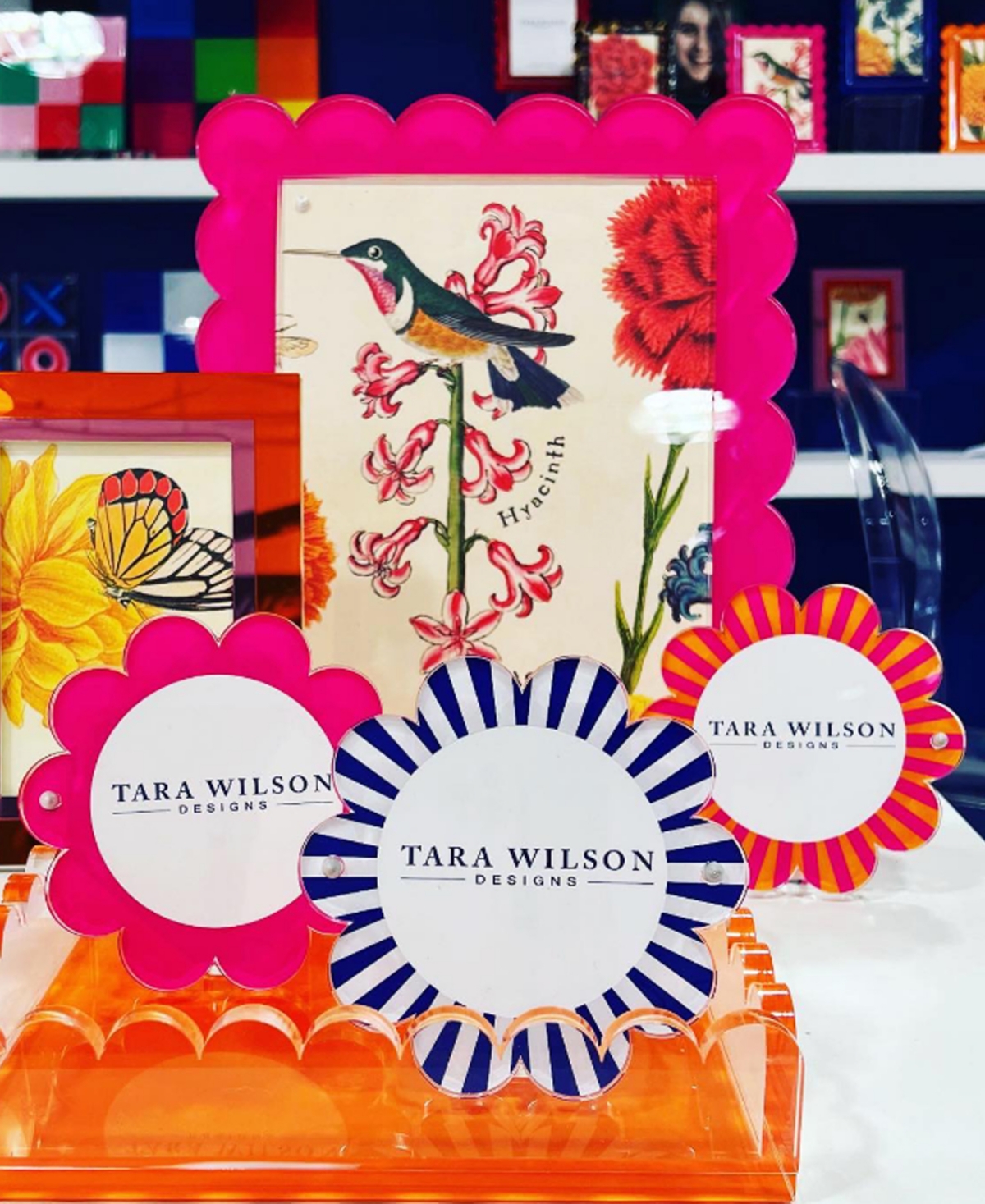 TARA WILSON DESIGNS DAISY FRAME, 4" X 4" 