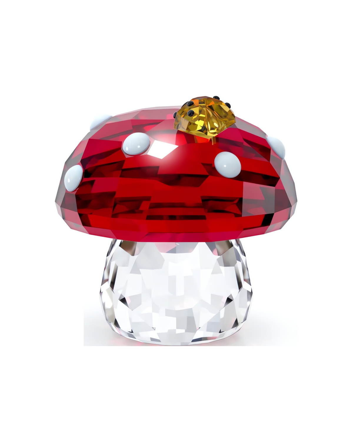 Swarovski Idyllia Mushroom And Ladybugs Figurine