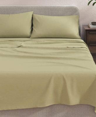 Heathered Melange Cotton Jersey Knit Sheet Set