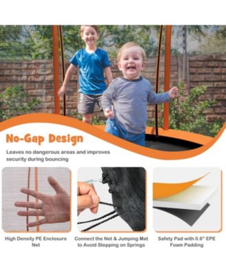 10 Feet Unique Flower Shape Trampoline with Galvanized Steel Frame