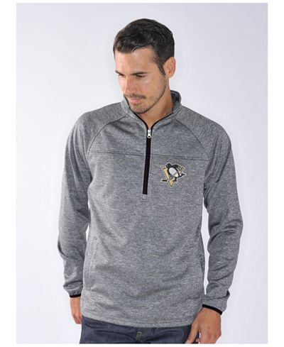 G-III Sports Men's Pittsburgh Penguins Franchise Quarter-Zip Pullover