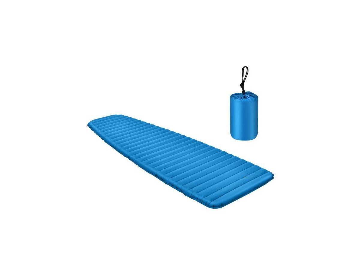 3 Inch Thick Inflatable Waterproof Camping Sleeping Pad - Green