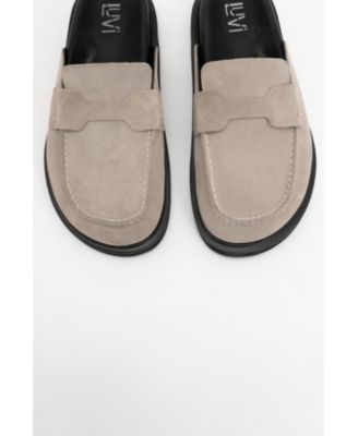 Laven Suede Leather Clogs