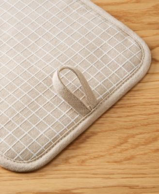 Gourmet Series Gridlines Pot Holder Set, Pack of 2
