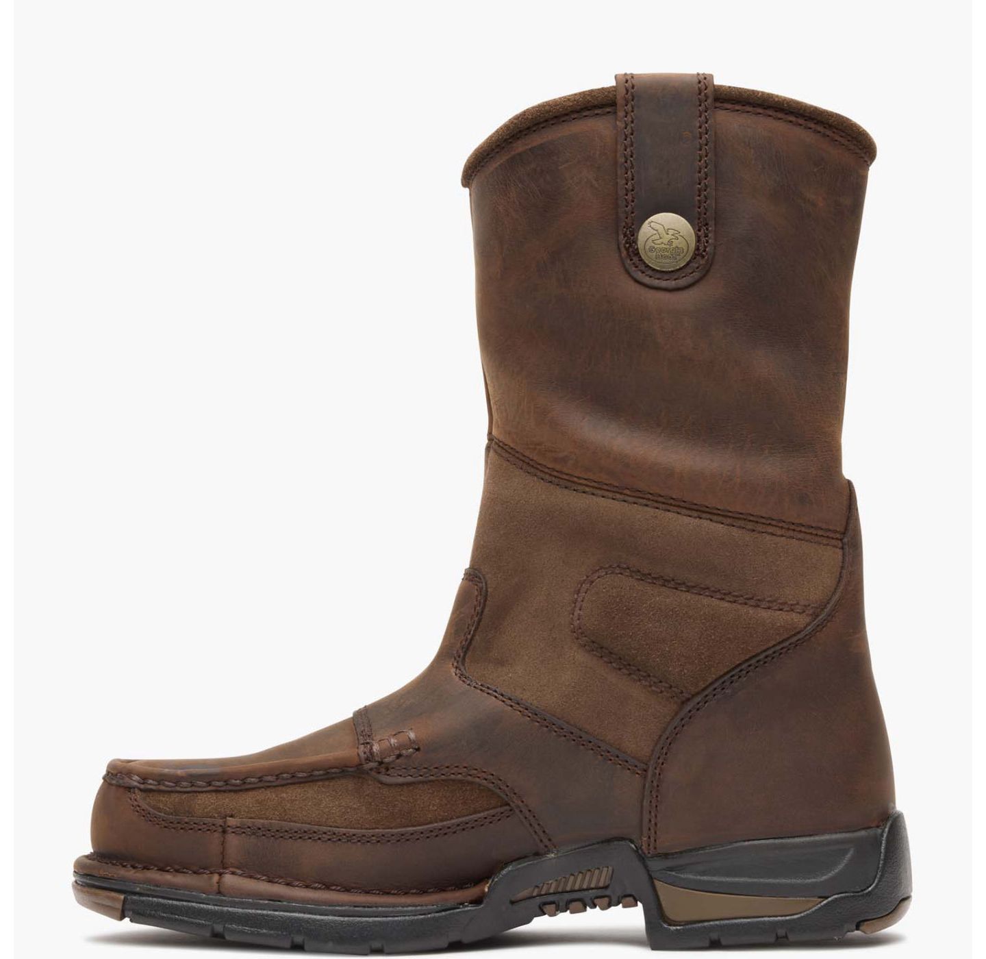 Мужские ботинки GEORGIA BOOT Georgia Athens Steel Toe Waterproof Wellington, цвет: Коричневый — фото 7