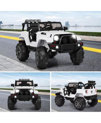 12V Electric Ride On Truck with Parental Remote Control and LED Lights