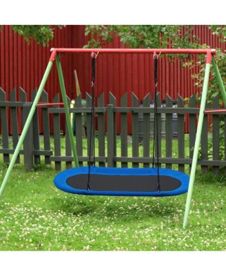 60 Inch Saucer Surf Outdoor Adjustable Swing Set