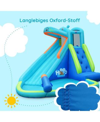 Inflatable Water Pool with Splash and Slide