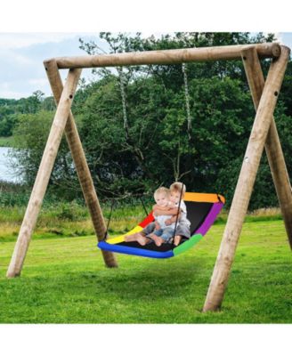 700lbs Giant 60 Inch Platform Tree Swing for Kids and Adults